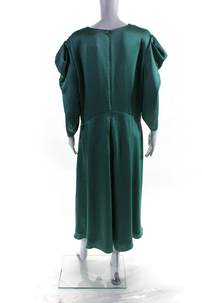 SIMKHAI Womens Ruched Front V-Neck Dress Size 16 12209777