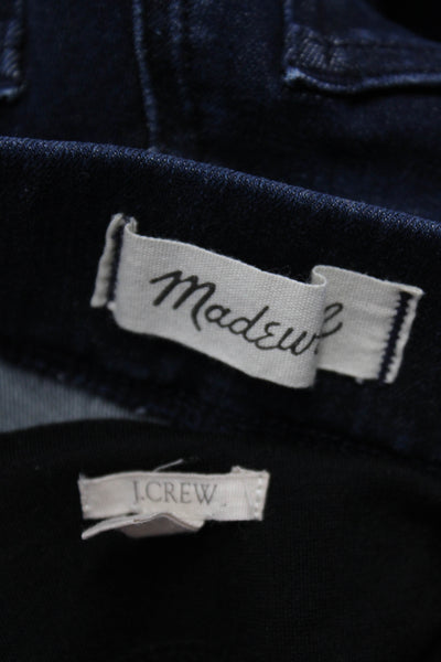 Madewell Women's Denim Black Skinny Jean Size 25 Lot 2