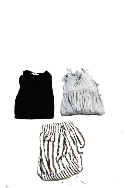 Veronica M Chaser Womens Striped Strapless Jersey Dress Size Medium Lot 3