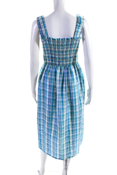 Nicholas Womens Smocked Apron Dress Size 6 11303157