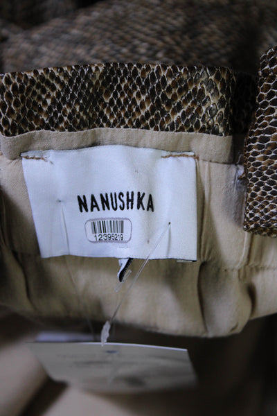 Nanushka Womens Snake Print Lorena Dress Size 0 12395574