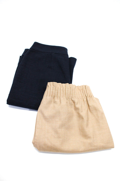 J Crew Women's Casual Mini Skirts Blue Tan Size 8 14 Lot 2