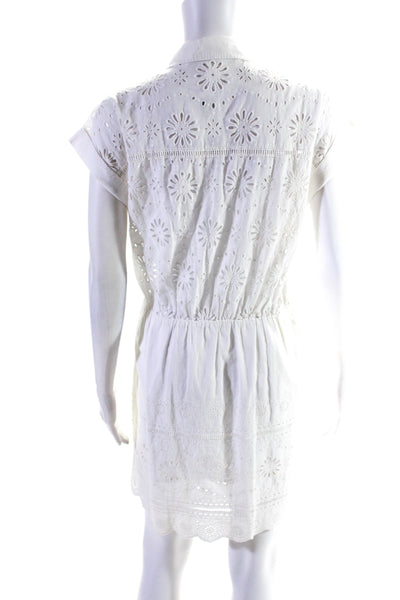Veronica Beard Womens White Bettina Dress Size 4 12904201