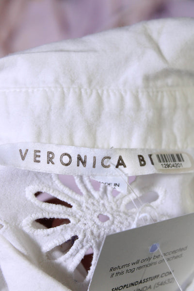 Veronica Beard Womens White Bettina Dress Size 4 12904201