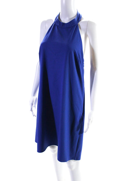 Hutch Womens Blue Bow Crepe Dress Size 2 10658244