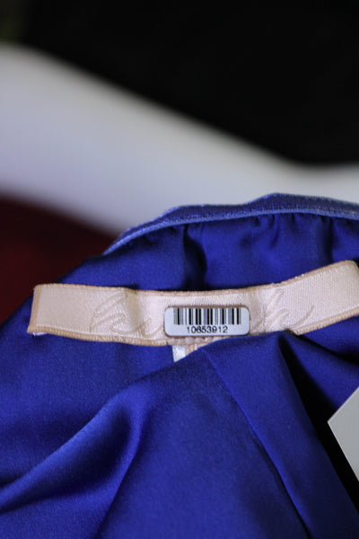 Hutch Womens Blue Bow Crepe Dress Size 14 10653913