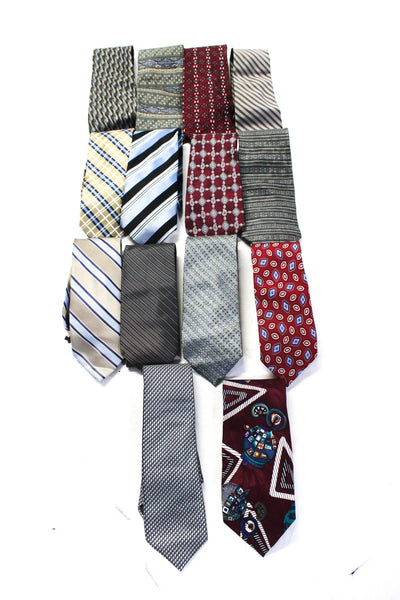 Perry Ellis Saddlebreed Ron Chereskin Mens Multicolored Printed Silk Ties Lot 14