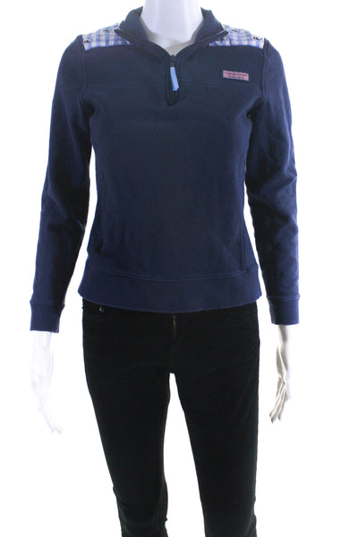 Vineyard Vine Women's Sweat Shirt Blue Size XXS