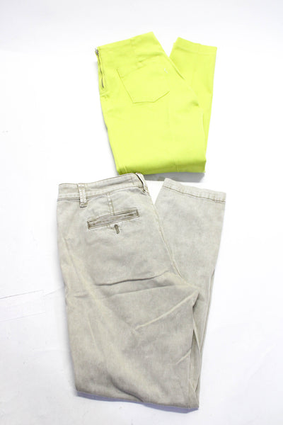 J Brand Anthropologie Womens Pants Chinos Green Size 27 30 Lot 2