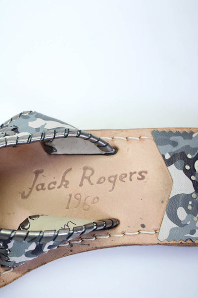 Jack Rogers Women's Slip On Open Toe Sandals Green Size 7