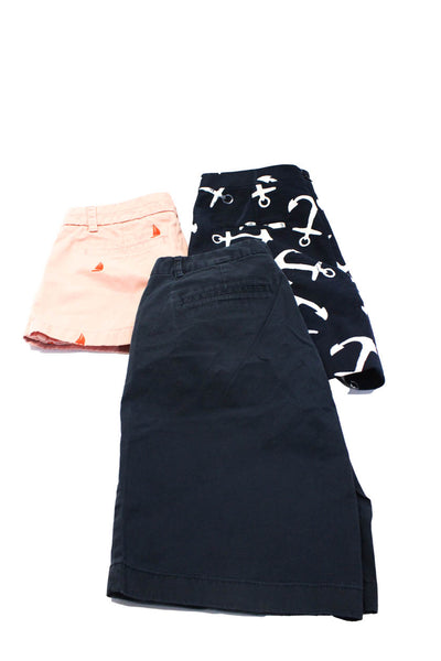 J Crew Womens Shorts Navy Cotton Nautical Print Mini Skirt Size 2 4 0 Lot 3