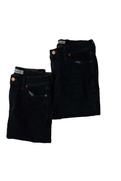 Madewell Women's Slim Cut Dark Wash Jeans Blue Size 28 Lot 2
