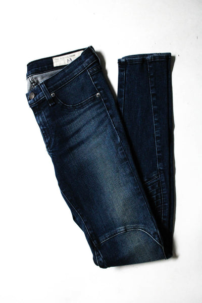 Rag & Bone Women's Skinny Jeans Dark Gray Blue Size 27 Lot 2