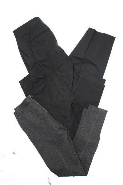J Crew Womens City Favorite Fit Dress Pants Black Size 2 Lot 3