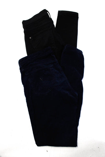 James Jeans Adriano Goldschmid Womens Jeans Black Size 28 27 Lot 2