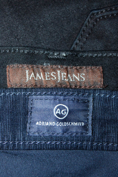 James Jeans Adriano Goldschmid Womens Jeans Black Size 28 27 Lot 2