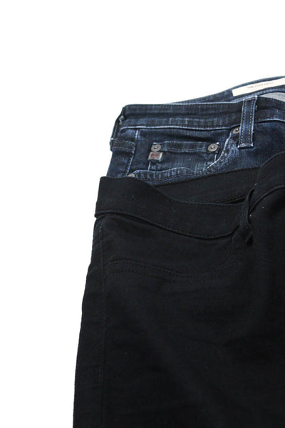 J Brand AG Womens Skinny Jeans Denim Bermuda Shorts Size 27 28 Lot 2
