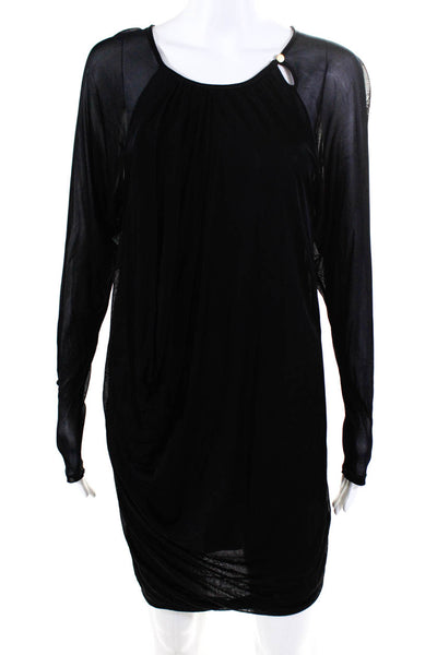 Rachel Rachel Roy Womens Cut Out Long Sleeve Dress Black Size Extra Extra Small