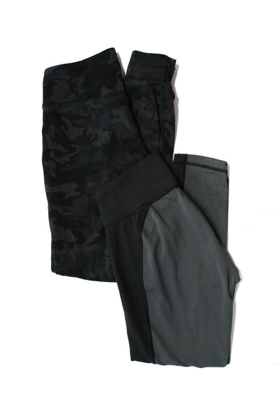 Adidas Women's Camouflage Activewear Leggings Gray Black Size 4, S Lot 2