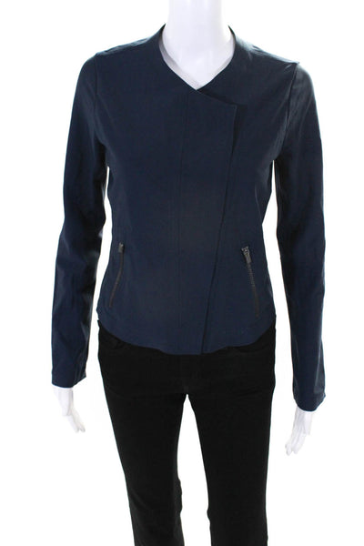 Athleta Women's Zip Up Jacket Blue Size XS