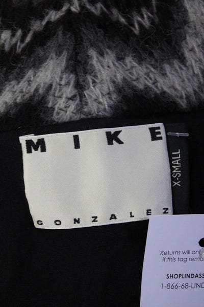 Mike Gonzalez Women's Zigzag Wrap Jacket Gray Size XS