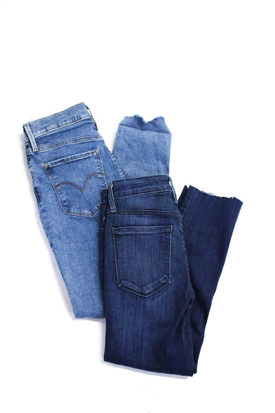 Just Black Women's Low Rise Dark Wash Jeans Blue Size 24