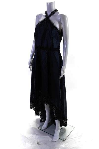 ML Monique Lhuillier Womens High Low Mikado Gown Size 4 11316018