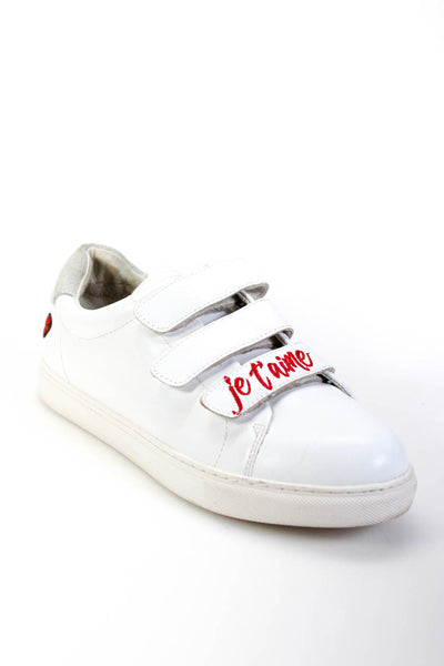 Bons Baisers de Paname Women's Strap Sneakers White Size 37