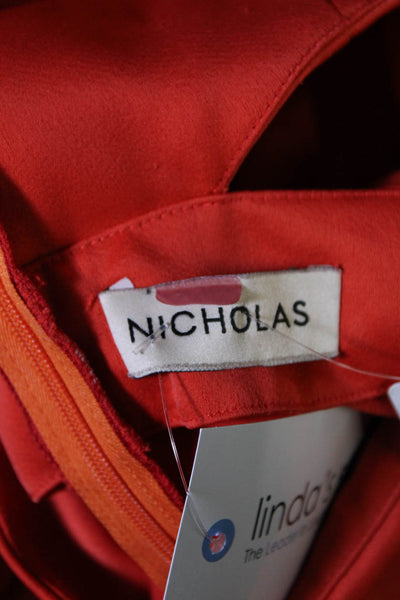 Nicholas Womens Cut Out Tie Front Dress Size 6 12538241