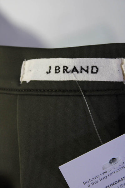 J Brand Womens Fit & Flare Mini Neoprene Skirt Brown Size Extra Small