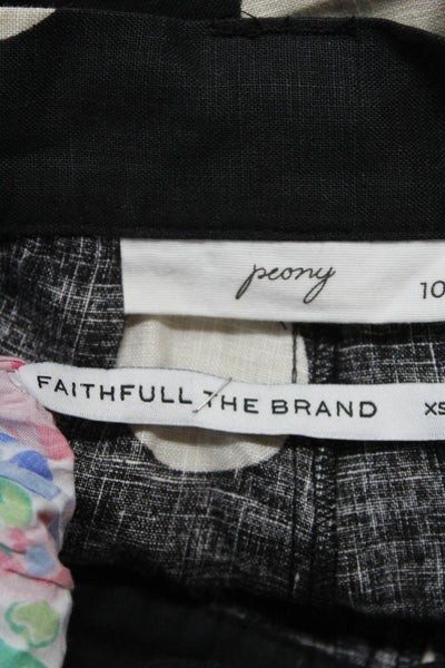 Faithfull The Brand Peony Womens Skirt Shorts Multicolor Black Size XS 10 Lot 2