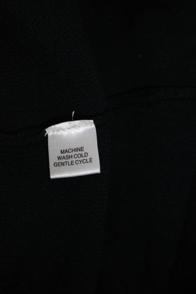Malina Gerber Womens Cotton Knit Long Sleeve A-Line Dress Black Size M