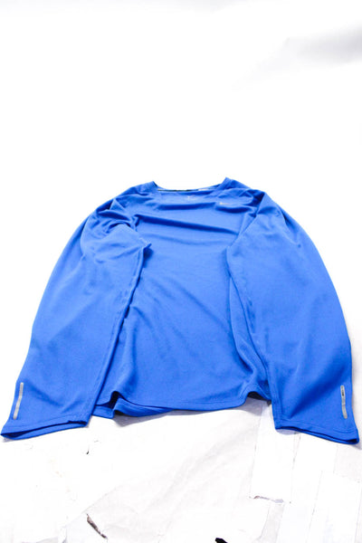 Nike Men's Athletic Shorts Long Sleeve T-Shirt Blue Size XL Lot 2