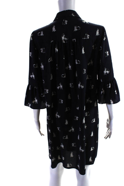 kate spade new york Womens Husky Print Dress Size 4 10724373