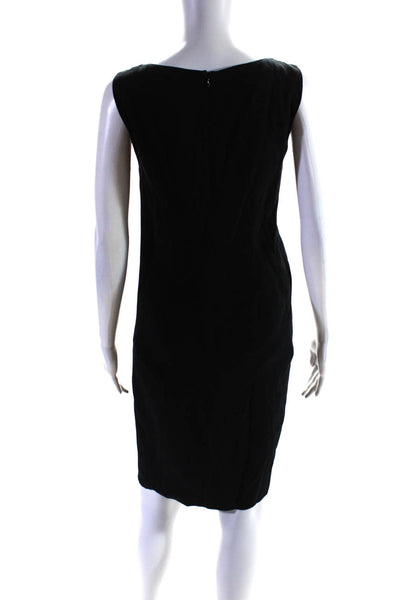 Slate & Willow Womens Draped Black Dress Size 0 11023299