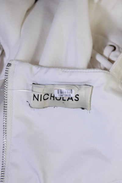 Nicholas Womens Christina Side Tie Mini Dress Size 4 14712553
