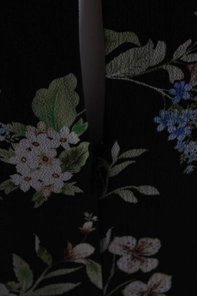 Slate & Willow Womens Black Floral Cold Shoulder Jumpsuit Size 0 10573768