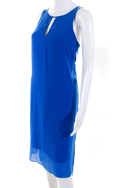 Trouve Womens Sleeveless Maxi Dress Blue Size 12