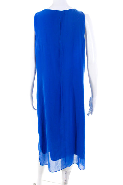 Trouve Womens Sleeveless Maxi Dress Blue Size 12