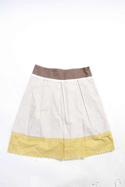 Adolfo Dominguez Womens Skirt Dress Beige Size 36 Lot 2