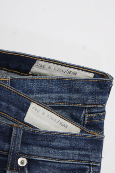 Rag & Bone Jean Womens Skinny Jeans Blue Size 26 24 Lot 2