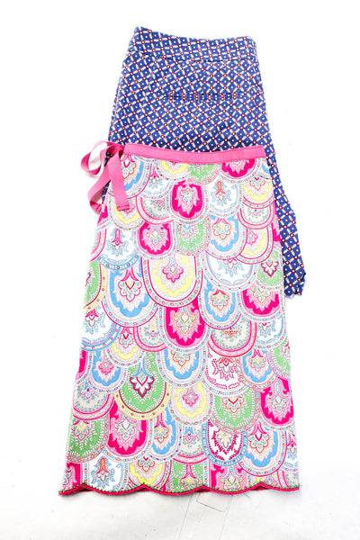 J Crew Women's Abstract Print Mini Skirt Pink Size M Lot 2