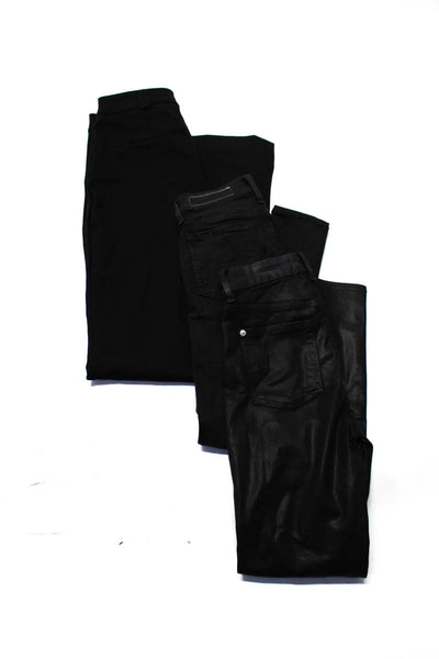 7 For All Mankind House Of Harlow Womens Jeans Pants Black Size 24 4 Lot 3