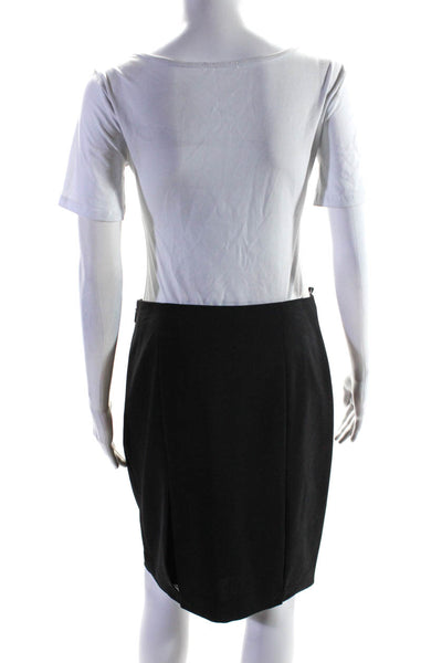 Karl Lagerfeld Womens Skirt Lace Detail Blouse Black Navy Blue Size 4 Lot 2
