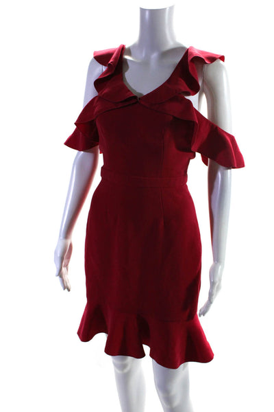 Rachel Zoe Womens Red Delia Dress Size 0 11182255