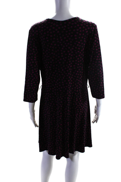 Leota Womens Perfect Faux Wrap Dress Size 16 11154509