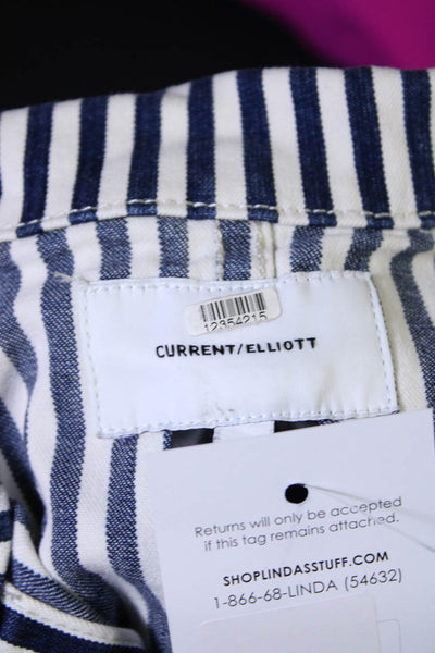Current/Elliott Womens Striped Button Down Sleeveless Dress Size 6 12355750