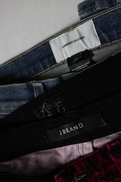 J Brand A Gold E Current/Elliott Womens Skinny Pants Jeans Size 29 24 Lot 3