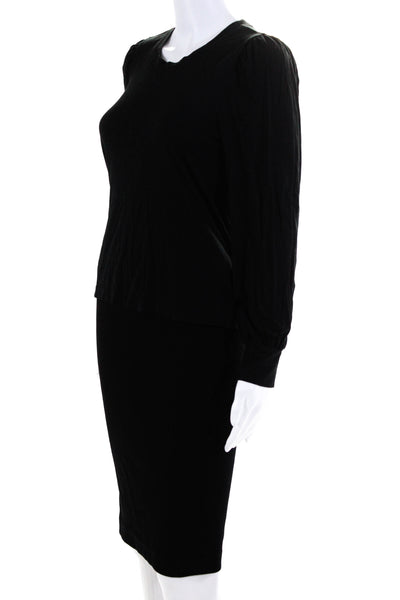 Rails Vince Womens Long Sleeve Tee Shirt Stretch Pencil Skirt Size XS Lot 2