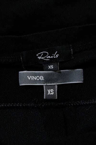Rails Vince Womens Long Sleeve Tee Shirt Stretch Pencil Skirt Size XS Lot 2